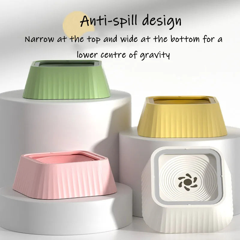 Pets Dog Cat Bowl Floating Bowl Water Drinker Not Wet Mouth Splash Water Portable Dog Bowl Not Sprinkler Pet Drinking Bowl Cup Pet Products - My Store
