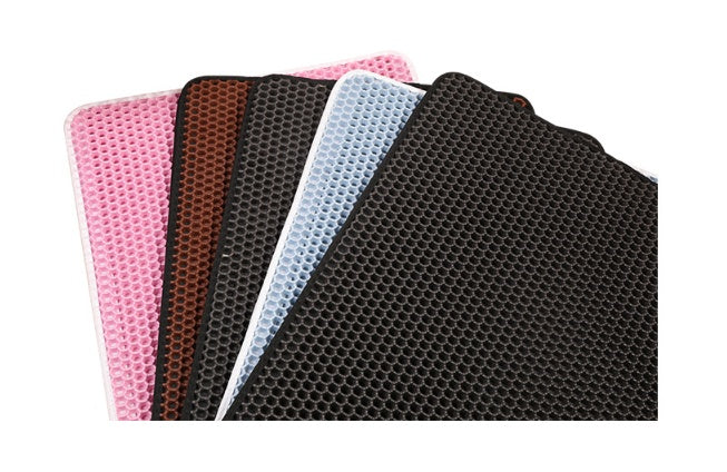 Pet Cat Litter Mat Pet Supplies EVA Double Cat Litter Mat - My Store