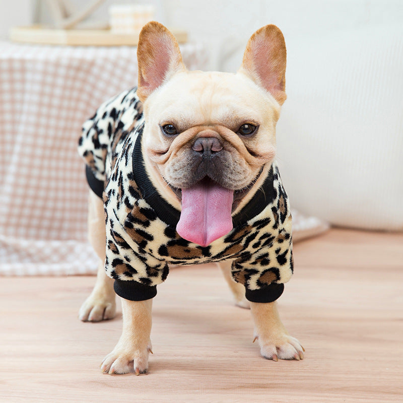 New Pet Dog Clothes Bullfighting Fluffy Jacket Jarre Aero Bull Winter Clothing - My Store