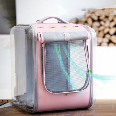 Pet bag cat go out portable backpack cat bag - My Store