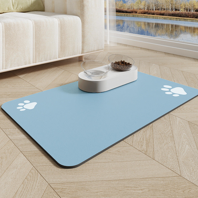 Pet Feeding Mat Dogs And Cats Placemat Washable And Reusable Dog Training Absorbent Urine Pad Quick-drying - My Store