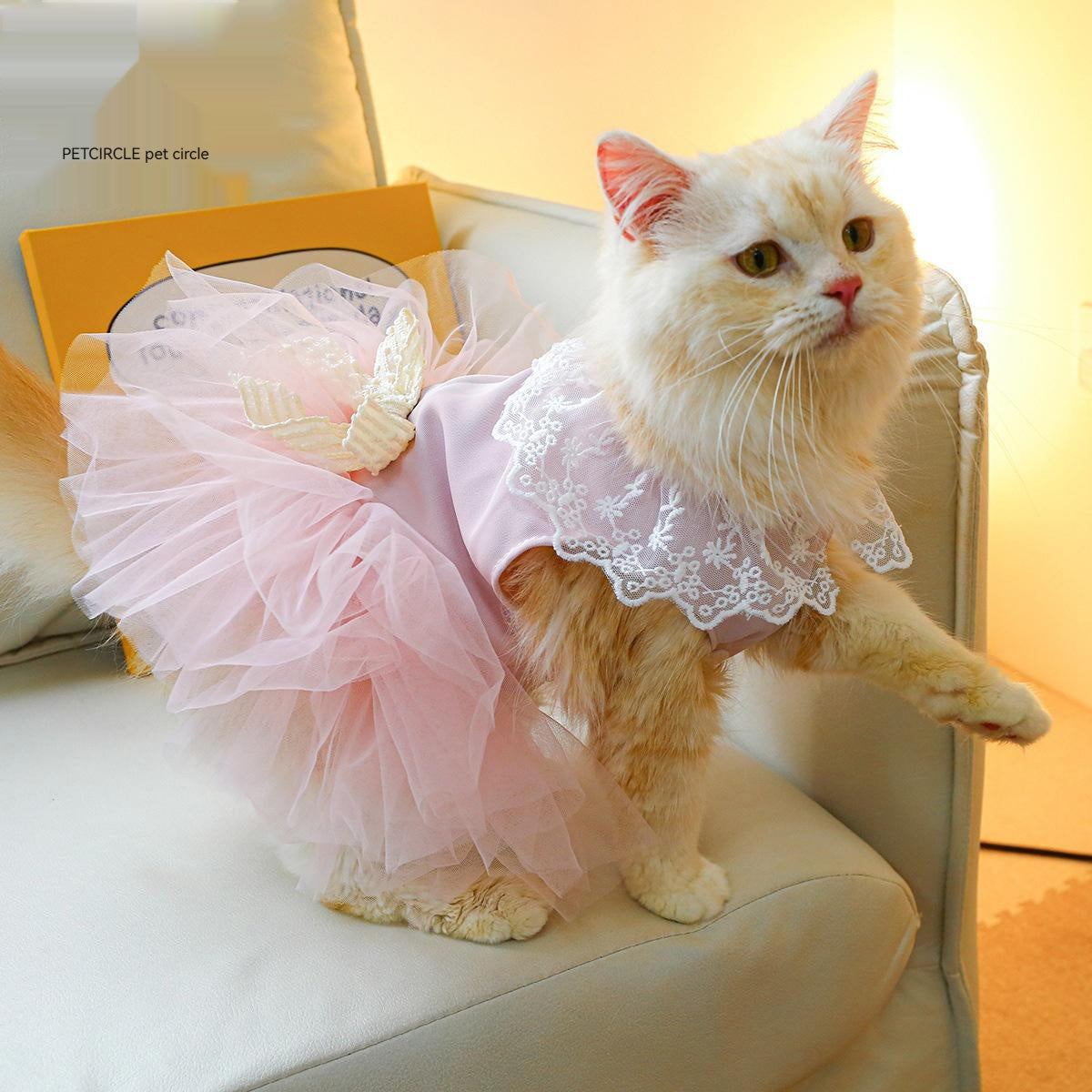 Pet Clothing Cat Clothes Lace Cat - My Store