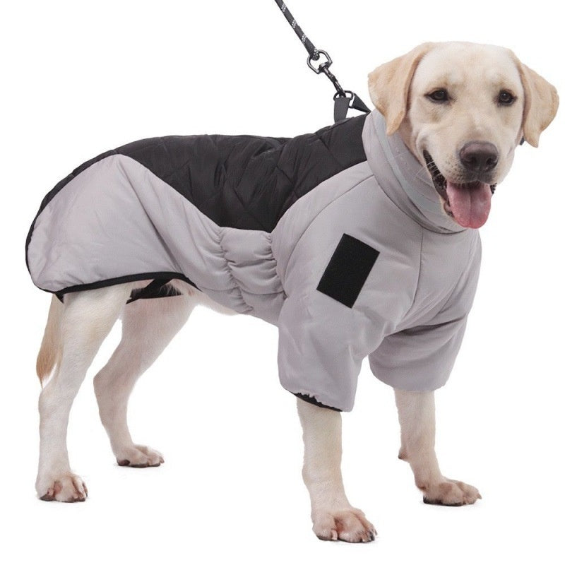 New Winter Dog Coat Waterproof Pet Clothes For Medum Large Dogs Warm Thicken Dog Vest Custome Labrador Jacket - My Store