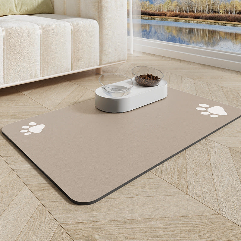 Pet Feeding Mat Dogs And Cats Placemat Washable And Reusable Dog Training Absorbent Urine Pad Quick-drying - My Store