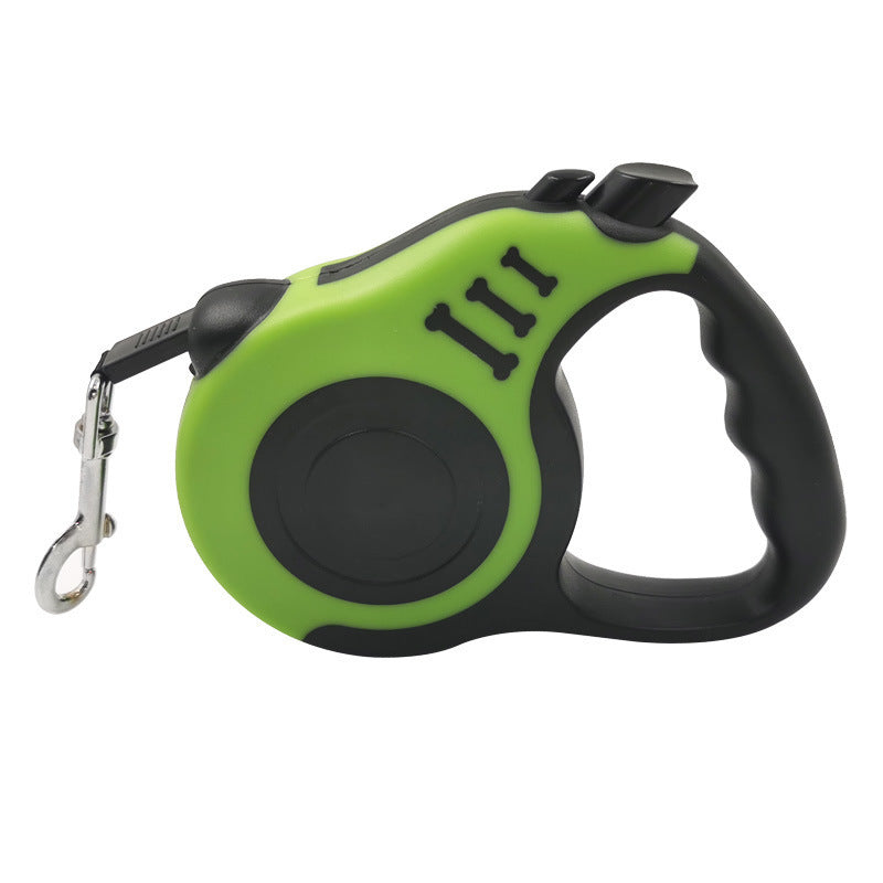 Pet Dog Automatic Retractable Leash Bone Printing - My Store