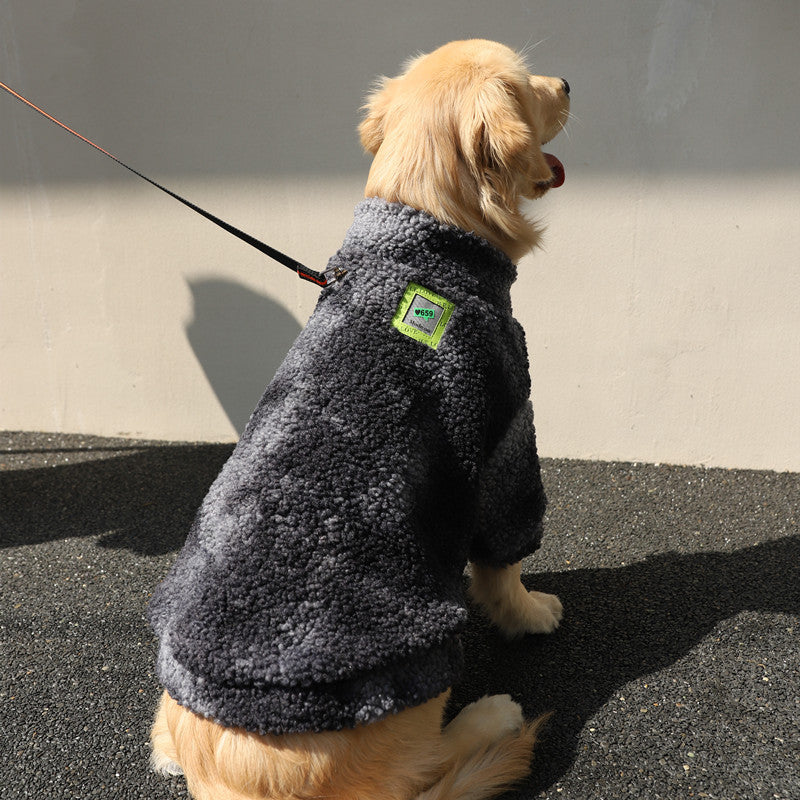 Fashion Dog Clothes Fall And Winter Labrador Loose Coat - My Store