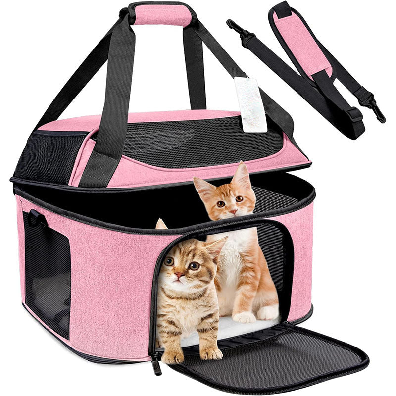 Dog Backpack Breathable Pet Portable Carrier Bag Travel Transport Bag For Small Dogs And Cats Outgoing - My Store