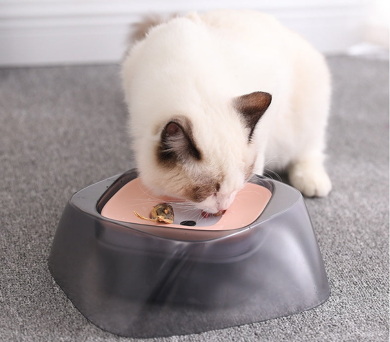 Pet Dog Bowl Floating Not Wetting Mouth Cat Bowl No Spill Drinking Water Feeder - My Store