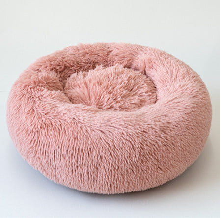 Dog Beds For Small Dogs Round Plush Cat Litter Kennel Pet Nest Mat Puppy Beds - My Store