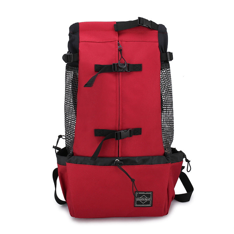 Pet Dog Carrier Bag Carrier For Dogs Backpack Out Double Shoulder Portable Travel Backpack Outdoor Dog Carrier Bag Travel - My Store