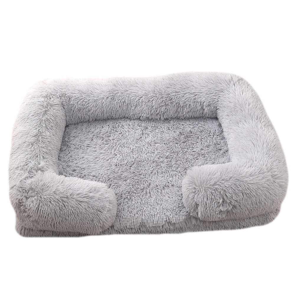 Plush Round Pet Bed Dog Bed Winter - My Store