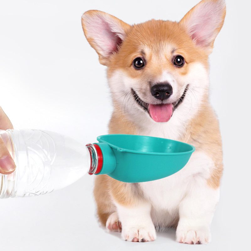 Portable Dog Drinking Bowl Outdoor Water Feeding Pet Outside Water Cup Dog Kettle For Small Breeds Dogs Pets Products - My Store