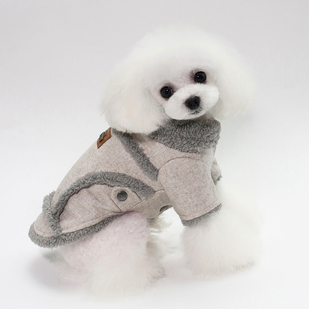 Dog Clothes Winter Pet Dog French Bulldog Jacket Thick Warm Dog Coat - My Store