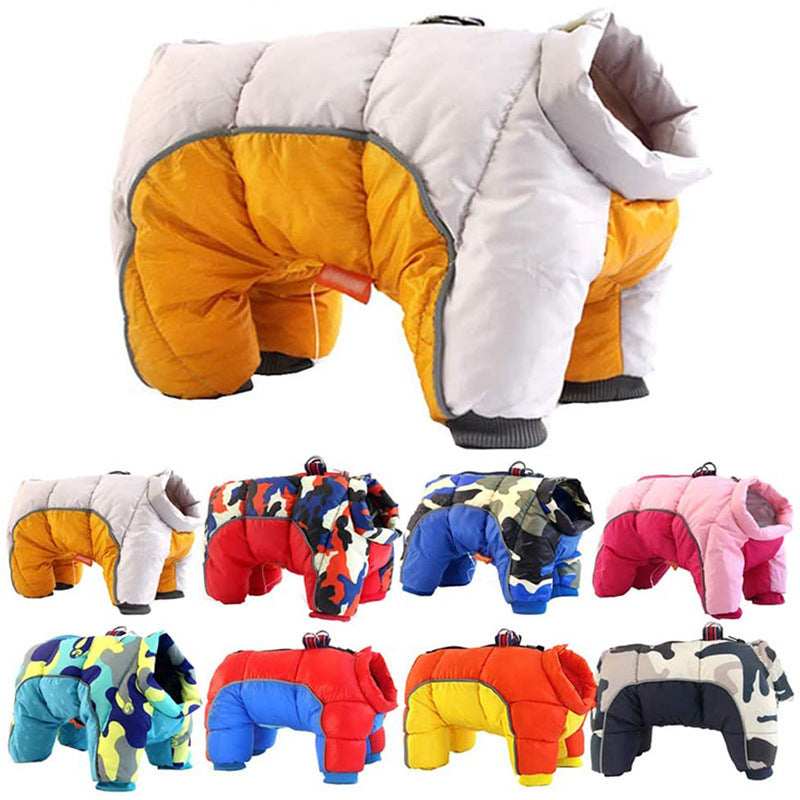 Pet Dog Winter Clothes Thick Warm Down Jacket Teddy Cotton Coat - My Store