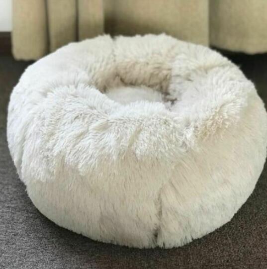Dog Beds For Small Dogs Round Plush Cat Litter Kennel Pet Nest Mat Puppy Beds - My Store