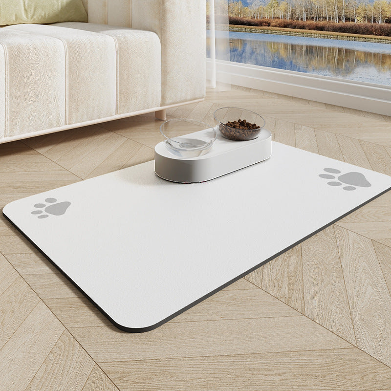 Pet Feeding Mat Dogs And Cats Placemat Washable And Reusable Dog Training Absorbent Urine Pad Quick-drying - My Store
