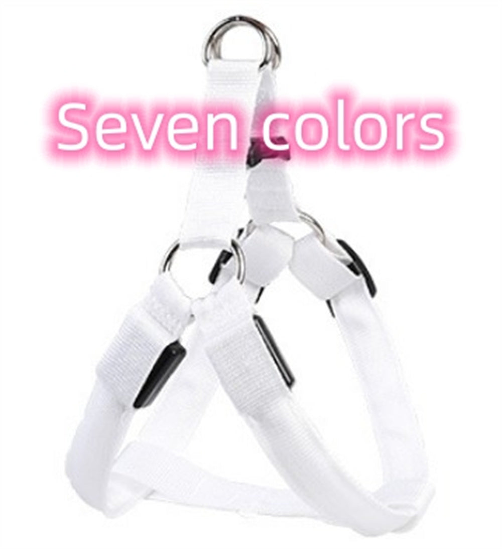 Pet Products LED Luminous Dog Chest Strap Large Dog Luminous Dog Leash - My Store