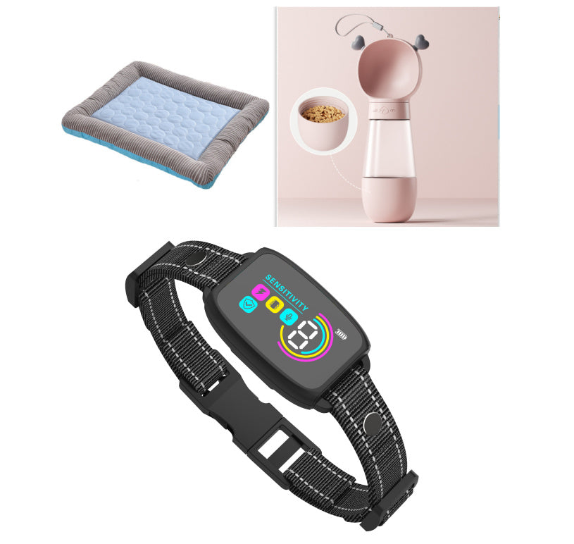 Smart Automatic Anti Barking Dog Collar Rechargeable Bark Stopper Stop Barking HD Digital Display IP67 Waterproof Collar For Dogs Pet Products - My Store