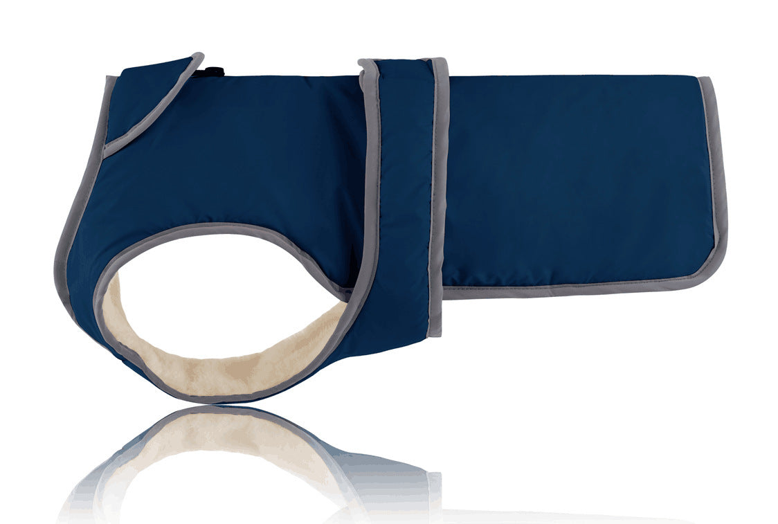 Lapel Pet Dog Clothes Autumn Cotton-padded Coat - My Store