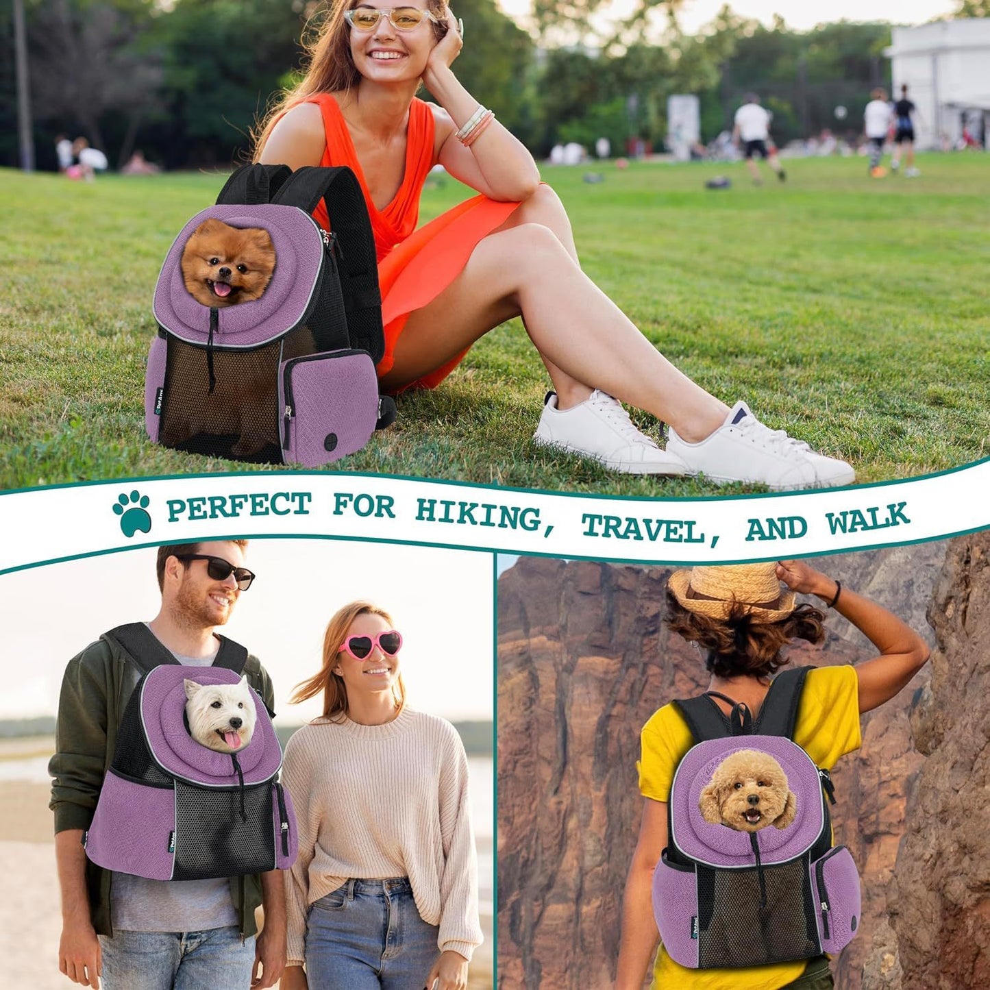 Pet Dog Carrier Bag Carrier For Dogs Backpack Portable Travel Breathable Dog Bag Outdoor Dog Carrier Bag Pet Carrying Supplies - My Store