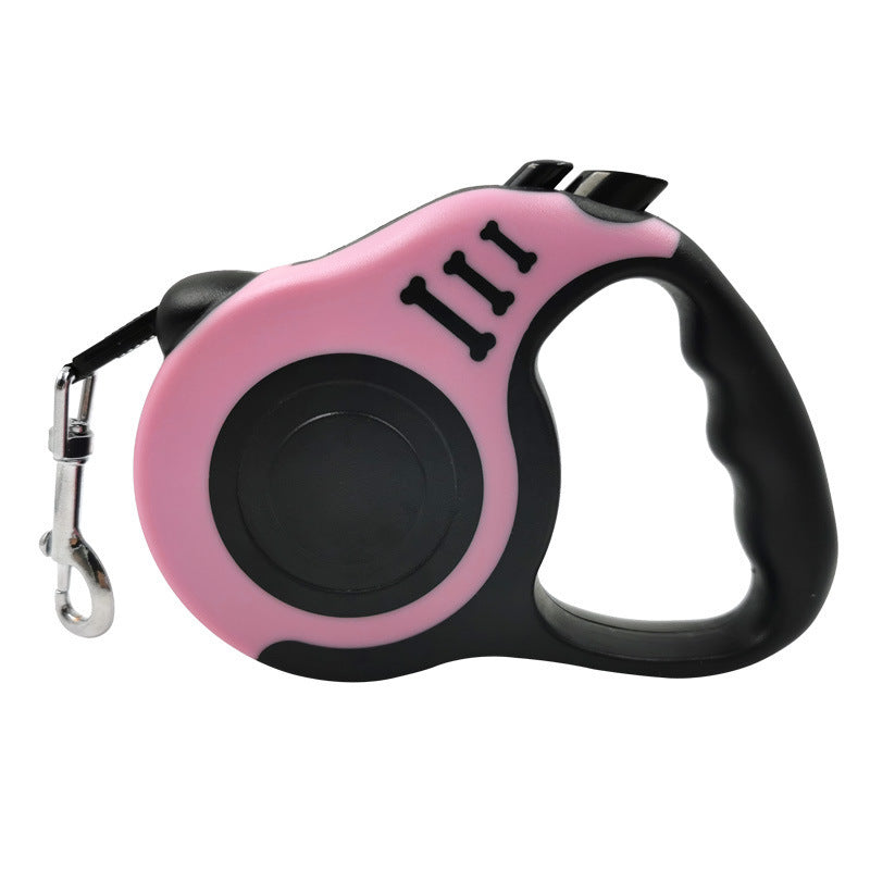 Pet Dog Automatic Retractable Leash Bone Printing - My Store