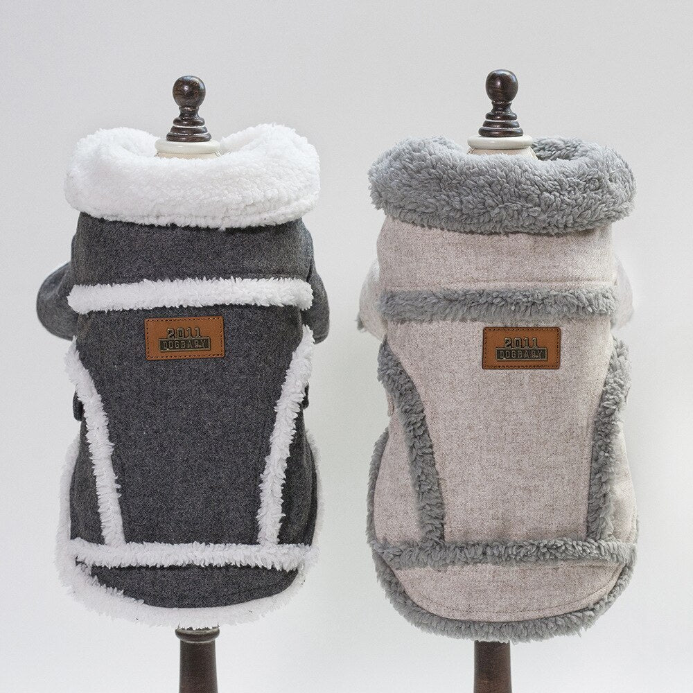 Dog Clothes Winter Pet Dog French Bulldog Jacket Thick Warm Dog Coat - My Store
