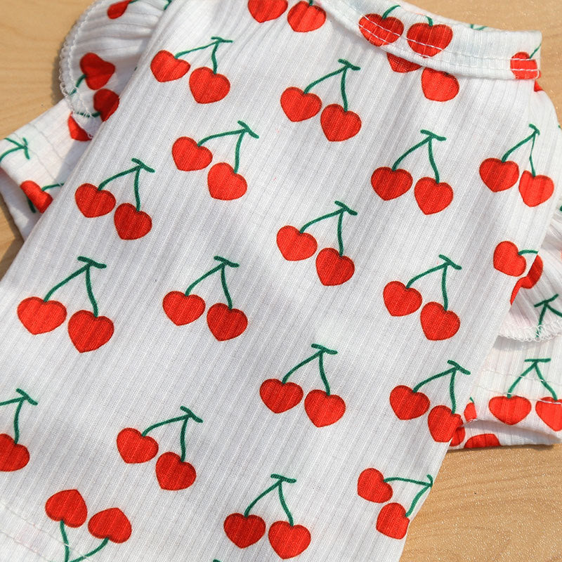 Pet Dog Print Bottoming Shirt Coat - My Store