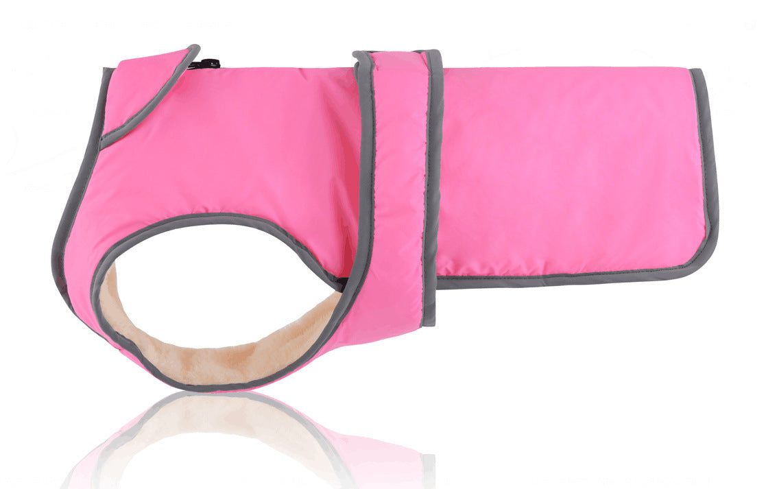 Lapel Pet Dog Clothes Autumn Cotton-padded Coat - My Store