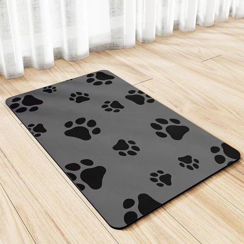 Pet Diatom Ooze Floor Mat Dogs And Cats Eating Mat Spill-proof Waterproof Quick-drying Placemat - My Store