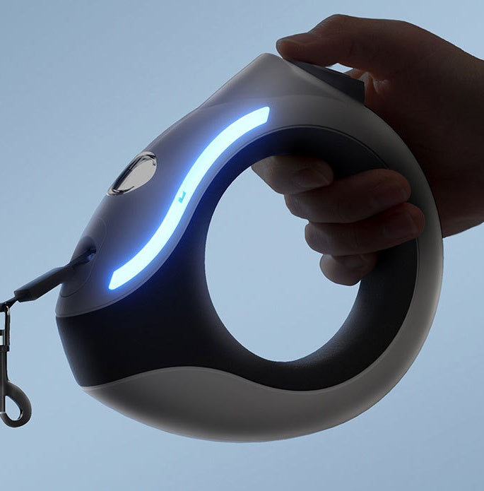 New Dog Traction Rope LED Night Lighting Automatic Retractable Leash Pet Supplies - My Store