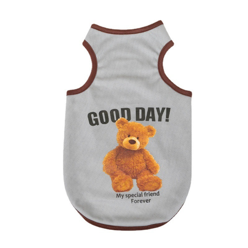 Breathable Thin Pet Clothes Summer Puppy Clothes Cat Clothes Dog Vest - My Store