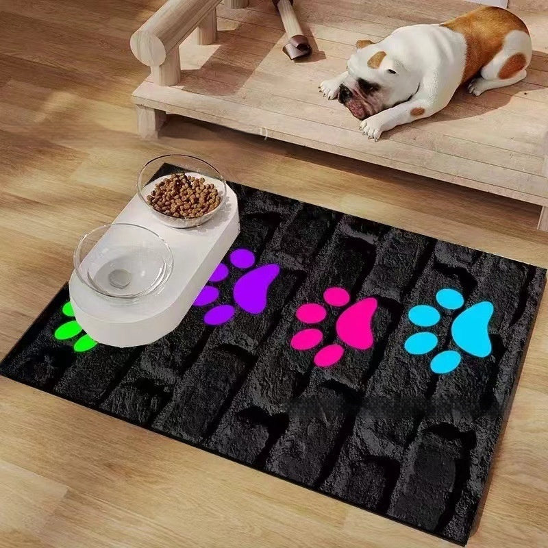 Pet Diatom Ooze Floor Mat Dogs And Cats Eating Mat Spill-proof Waterproof Quick-drying Placemat - My Store