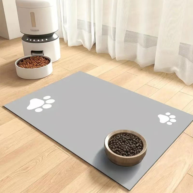 Pet Diatom Ooze Floor Mat Dogs And Cats Eating Mat Spill-proof Waterproof Quick-drying Placemat - My Store
