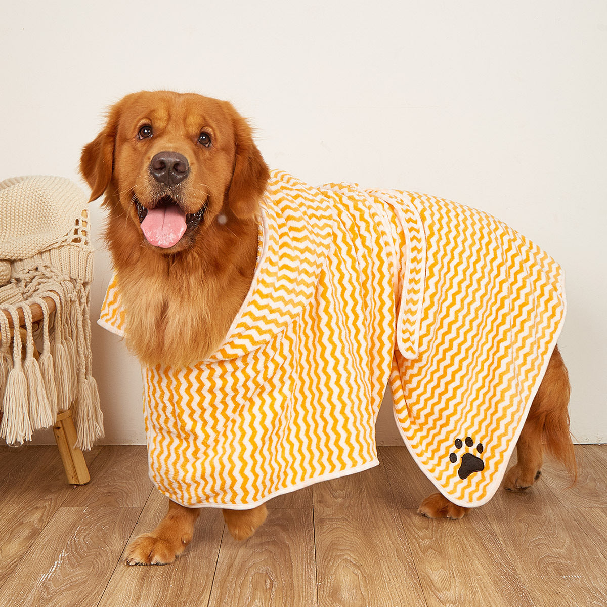 Pet Dogs And Cats Microfiber Bathrobe Towel - My Store