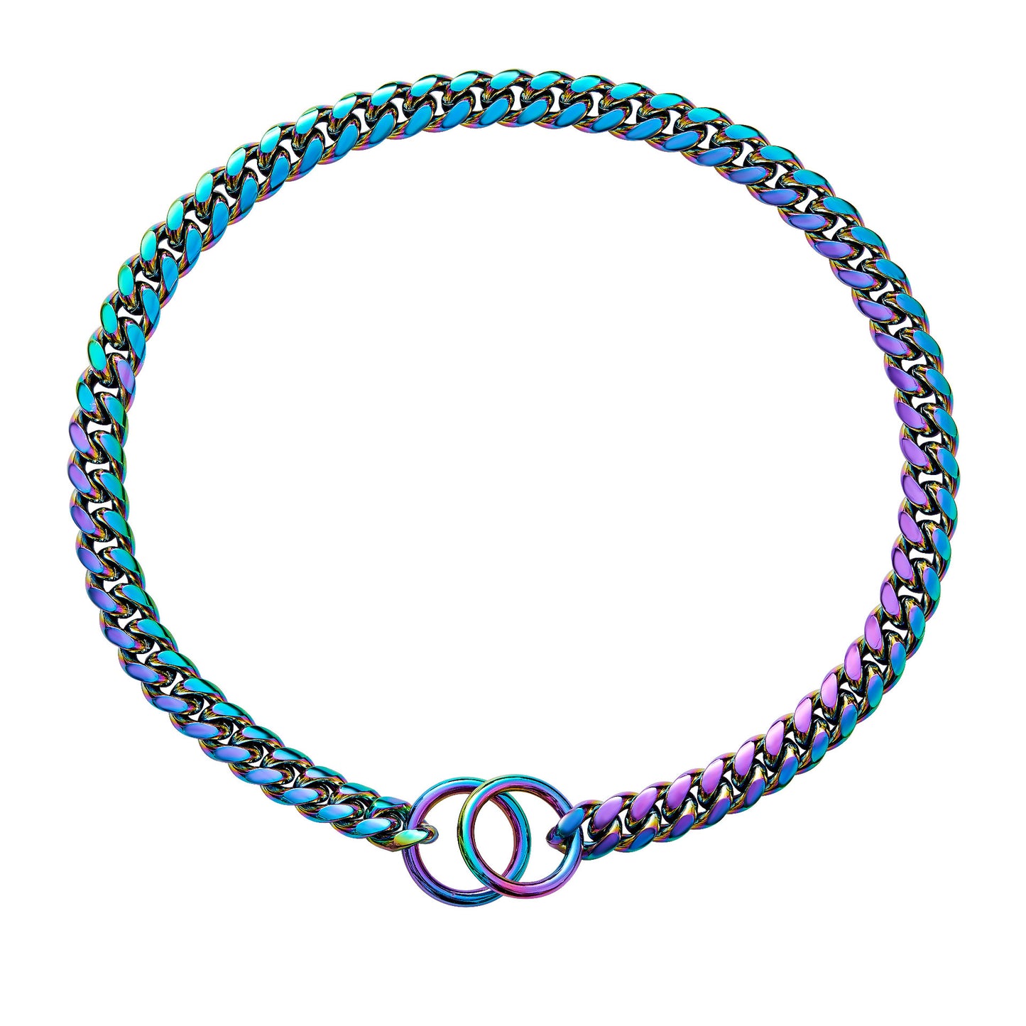 Small And Medium Sized Pet Dog Leash Stainless Steel Encrypted Collar - My Store