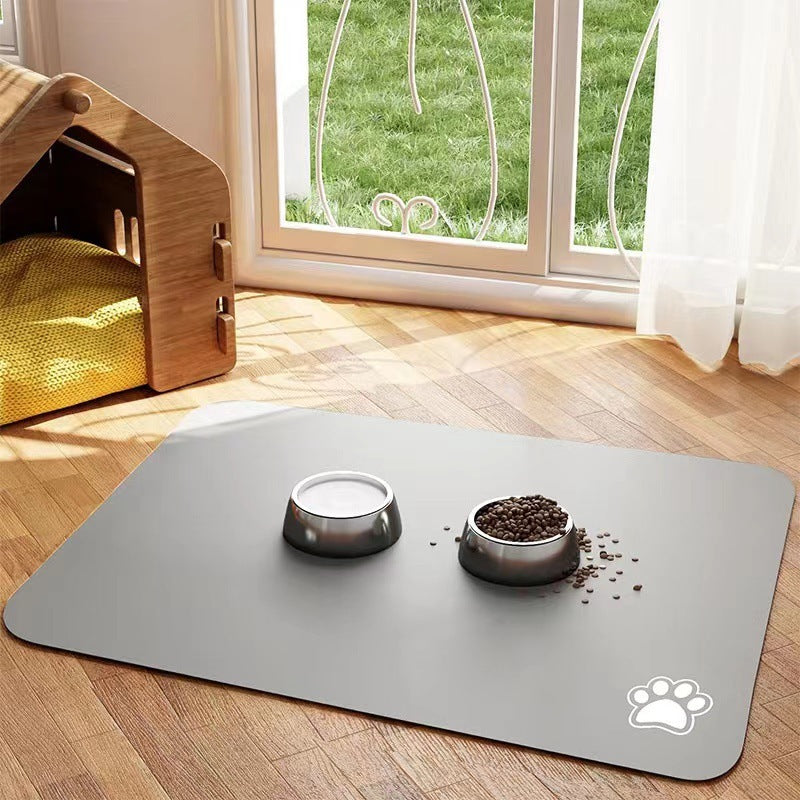 Pet Diatom Ooze Floor Mat Dogs And Cats Eating Mat Spill-proof Waterproof Quick-drying Placemat - My Store