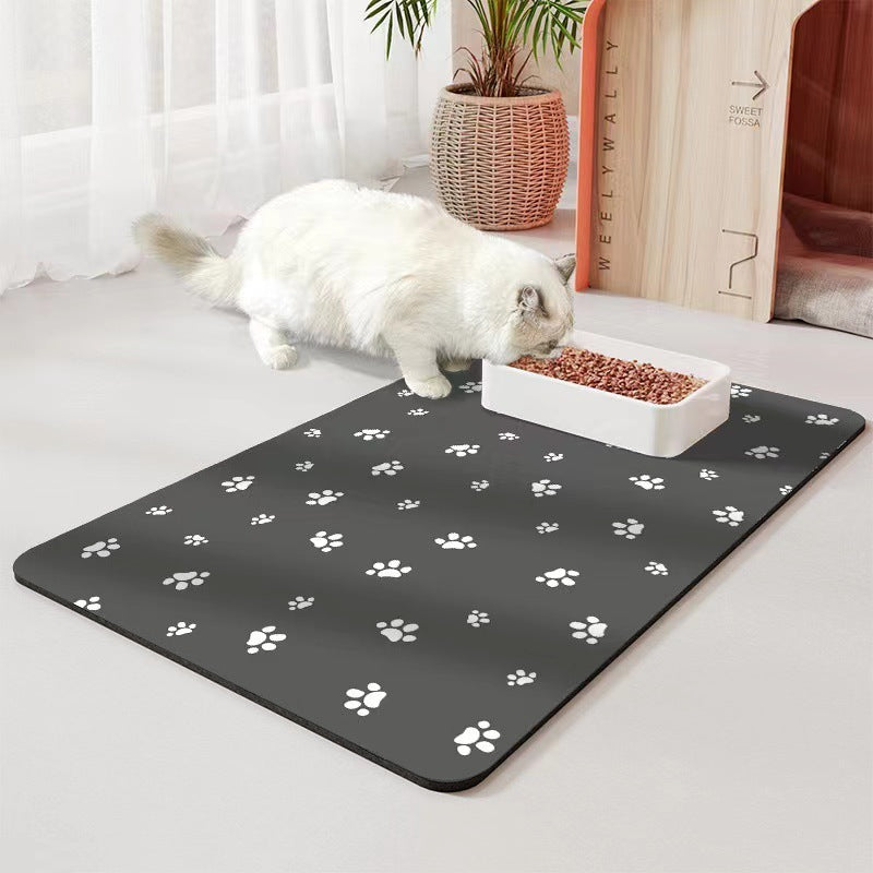 Pet Diatom Ooze Floor Mat Dogs And Cats Eating Mat Spill-proof Waterproof Quick-drying Placemat - My Store
