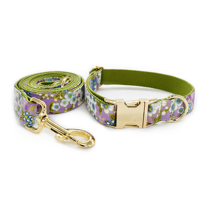 Purple Zephyr Collar Dog Leash Pet - My Store