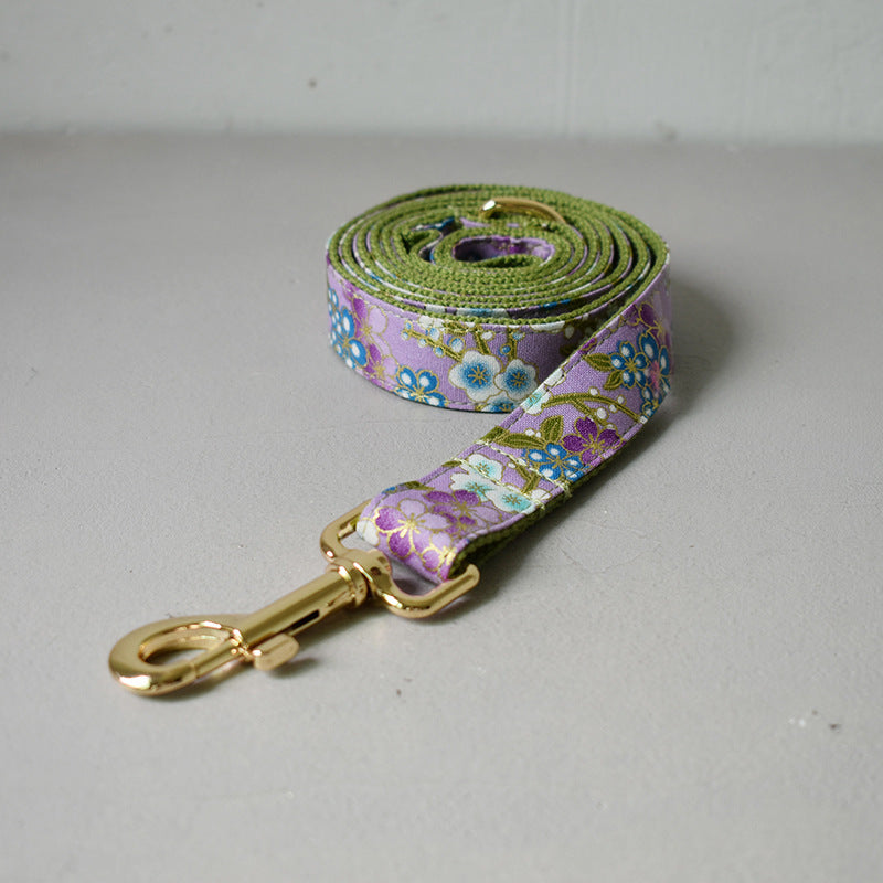Purple Zephyr Collar Dog Leash Pet - My Store