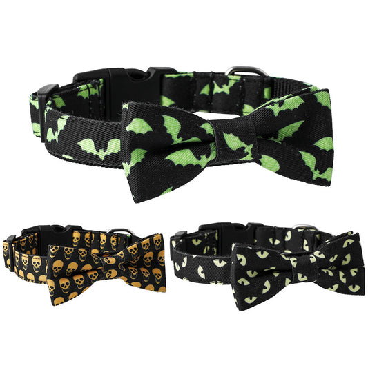 Skull Bat Accessories Pet Leash Collar - My Store