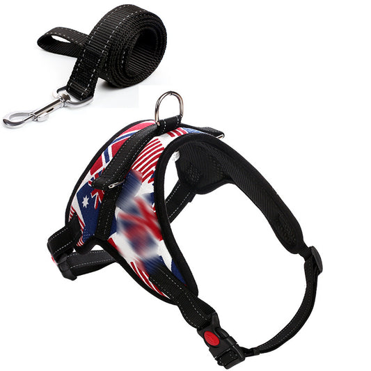 Camouflage harness and dog leash - My Store