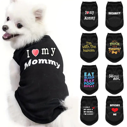 Cat Clothes Breathable Cute Summer Thin Poodle Cartoon Pet Vest - My Store
