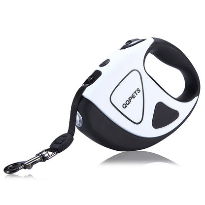 Pet Dog Automatic Retractable Fiber Leash Night Safety LED Shining Automatic Stretching Dog Hand Holding Rope Pet Supplies - My Store