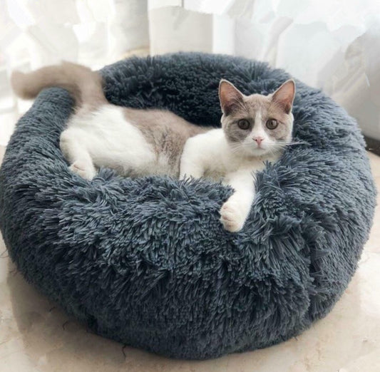 Dog Beds For Small Dogs Round Plush Cat Litter Kennel Pet Nest Mat Puppy Beds - My Store