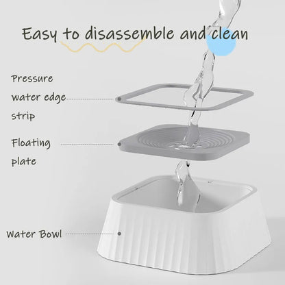 Pets Dog Cat Bowl Floating Bowl Water Drinker Not Wet Mouth Splash Water Portable Dog Bowl Not Sprinkler Pet Drinking Bowl Cup Pet Products - My Store