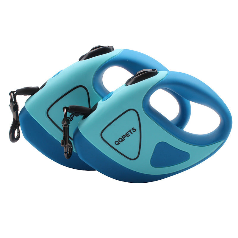 Pet Dog Automatic Retractable Fiber Leash Night Safety LED Shining Automatic Stretching Dog Hand Holding Rope Pet Supplies - My Store