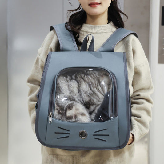 Pet Cat Carrier Bag Cat Backpack Outdoor Breathable Portable Shoulders Bag For Cats Small Dogs Transport Carrier - My Store