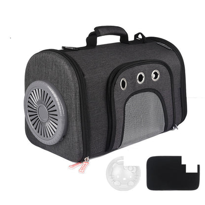 Pet Out Bag With Fan Side Mesh Ventilation - My Store