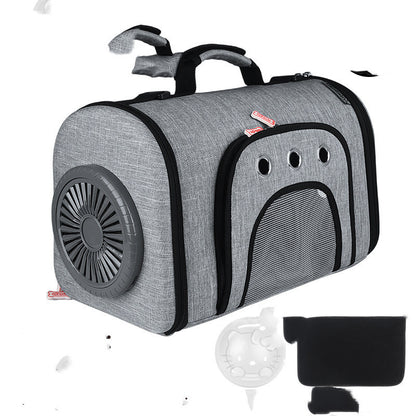 Pet Out Bag With Fan Side Mesh Ventilation - My Store
