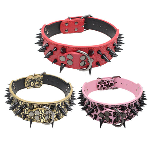 Large Explosion-Proof Rivet Bite-Proof Pet Collar - My Store